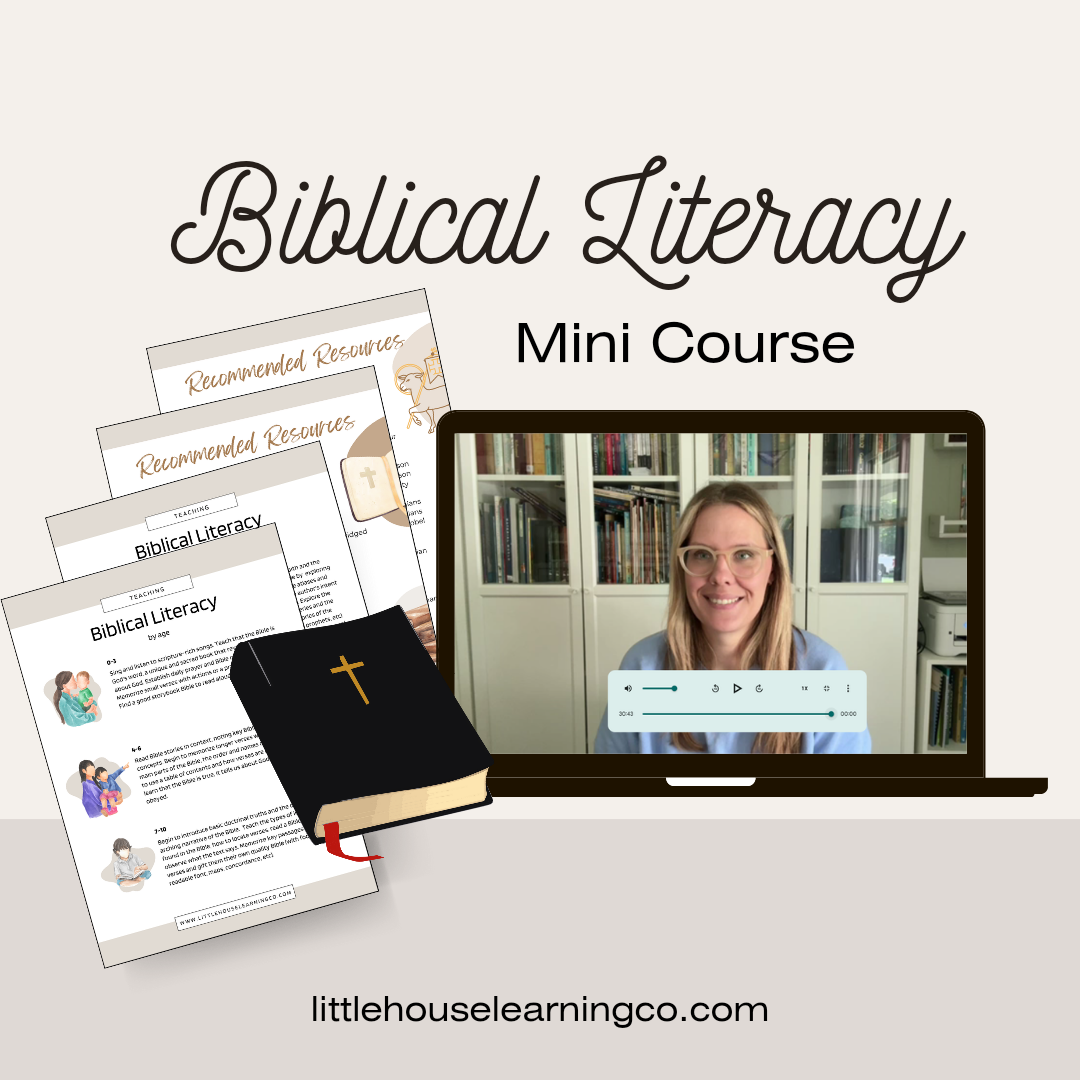 Biblical Literacy Mini Course – Little House Learning Co.