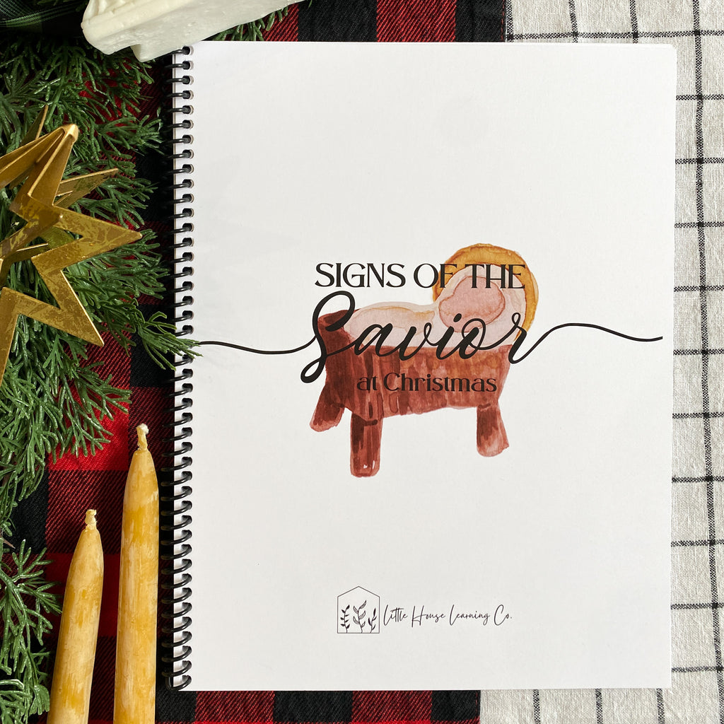 Sign Am Saviour Signs of the Savior at Christmas โ Little House Learning Co.