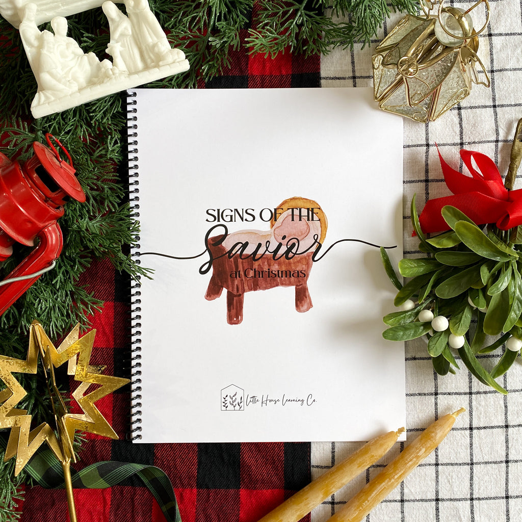 Sign Am Saviour Signs of the Savior at Christmas โ Little House Learning Co.