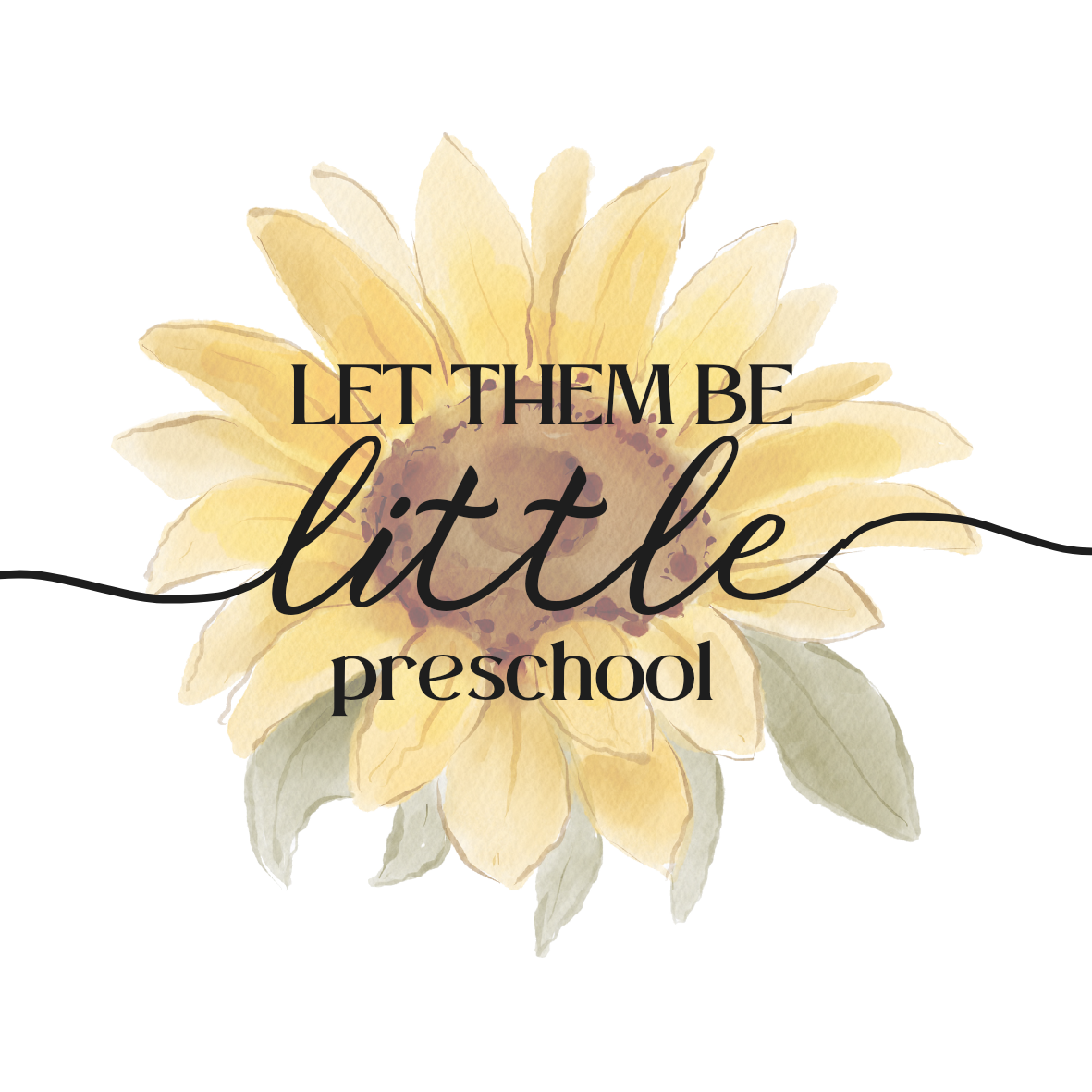 Let Them Be Little Preschool FREE Sample Week